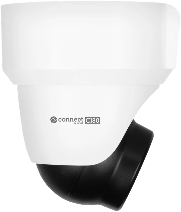 Kruger & Matz Connect C180 lauko WiFi kamera su 2 PTZ objektyvais, 360° 2K vaizdo stebėjimo sistema, Tuya Smart Life, spalvota nakties vaizdo stebėjimo sistema, garsas, dirbtinis intelektas