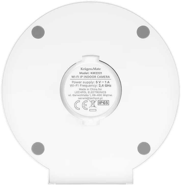 Kruger & Matz Connect C180 lauko WiFi kamera su 2 PTZ objektyvais, 360° 2K vaizdo stebėjimo sistema, Tuya Smart Life, spalvota nakties vaizdo stebėjimo sistema, garsas, dirbtinis intelektas