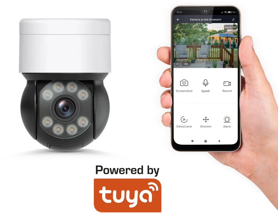 „Kruger & Matz Connect C30 Tuya“ lauko Wi-Fi kamera