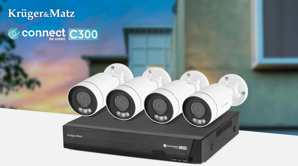 Kruger & Matz Connect C300 IP stebėjimo rinkinys
