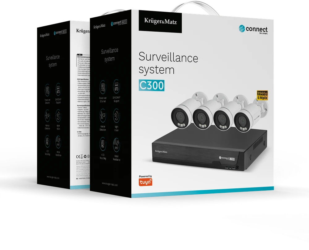 Kruger & Matz Connect C300 IP stebėjimo rinkinys