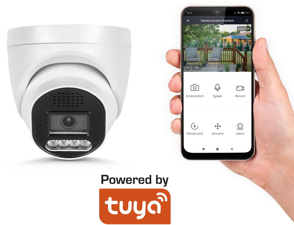 „Kruger & Matz Connect C50 Tuya“ lauko Wi-Fi kamera