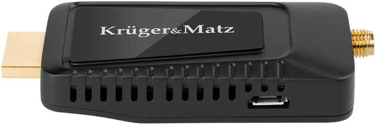 Kruger & Matz DVB-T2 HEVC H.265 mini imtuvas per HDMI