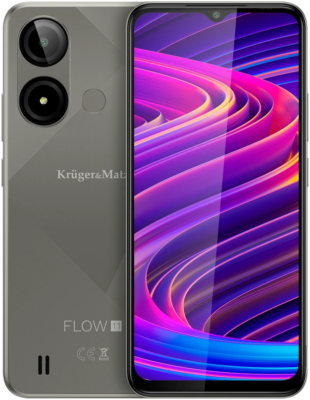 Kruger & Matz FLOW 11 išmanusis telefonas auksinis/pilkas
