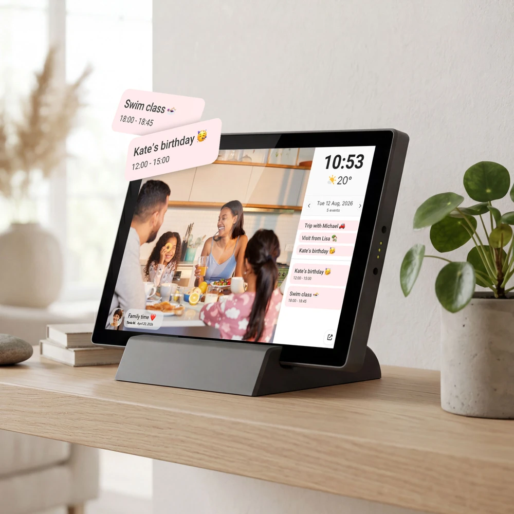 Kruger & Matz FRAMEO WiFi 10.1 skaitmeninis nuotraukų rėmelis su įmontuota baterija