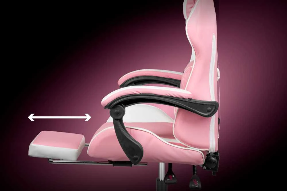 Kruger & Matz GX-150 žaidimų kėdė Juodos ir baltos spalvos