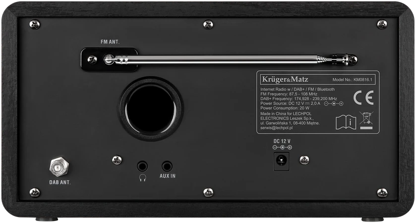Kruger & Matz KM0816.1 internetinis radijas