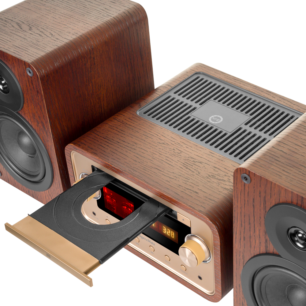 Muzikinis centras Kruger & Matz KM1961 vamzdžių bokštas (CD, USB, Bluetooth + NFC, DAB+ skaitmeninis radijas, FM)