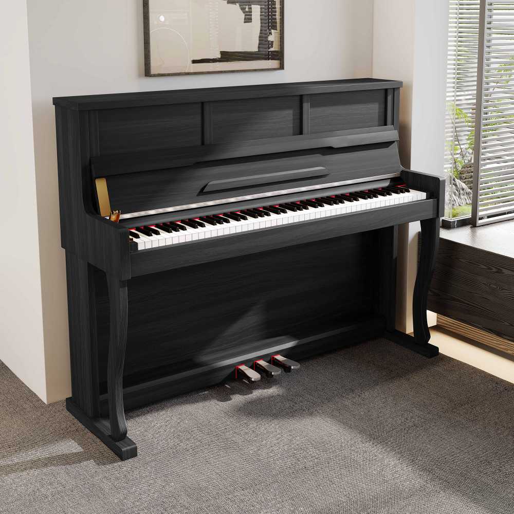 Kruger & Matz KMDP-755 skaitmeninis pianinas, matinė juoda