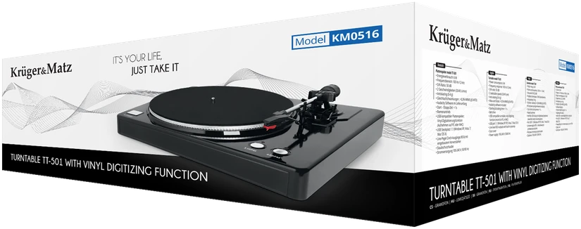 Kruger & Matz patefono modelis TT-501
