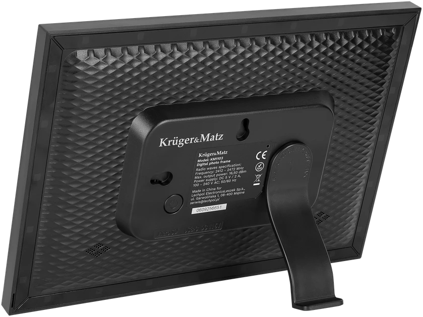Kruger & Matz skaitmeninis nuotraukų rėmelis FRAMEO WiFi 10.1" su foniniu apšvietimu