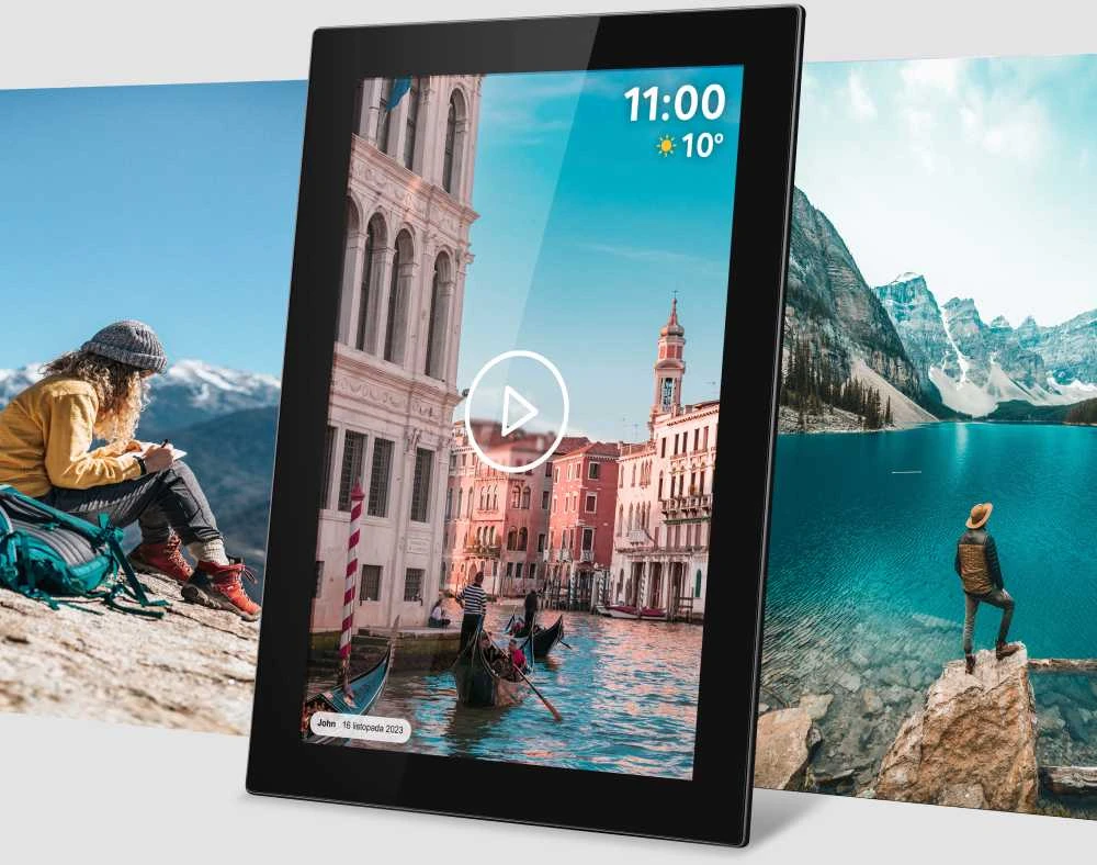 Kruger & Matz skaitmeninis nuotraukų rėmelis FRAMEO Wi-Fi 10.1"
