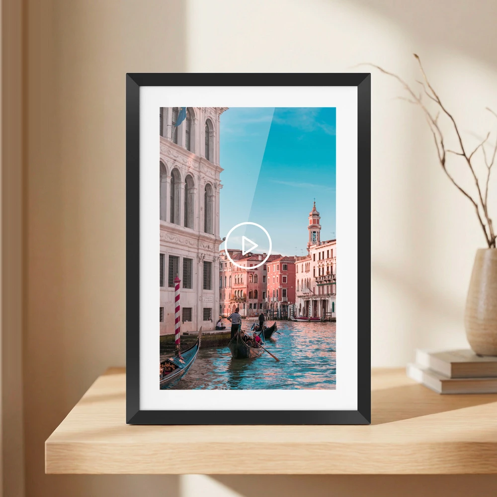 Kruger & Matz skaitmeninis nuotraukų rėmelis FRAMEO WiFi 10.1" su foniniu apšvietimu