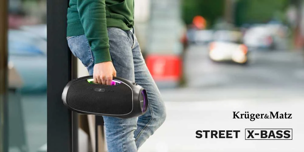 Kruger & Matz Street X-BASS nešiojama kolonėlė