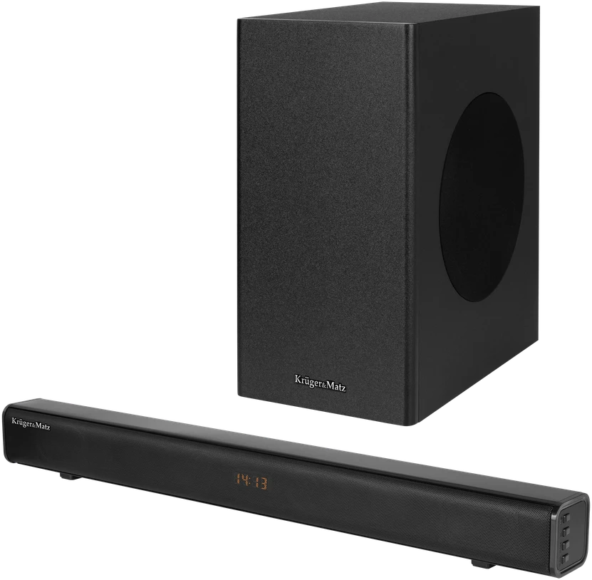 Namų kino sistema Kruger & Matz Soundbar „KrugerMatz Universe 2.1“ garso juosta