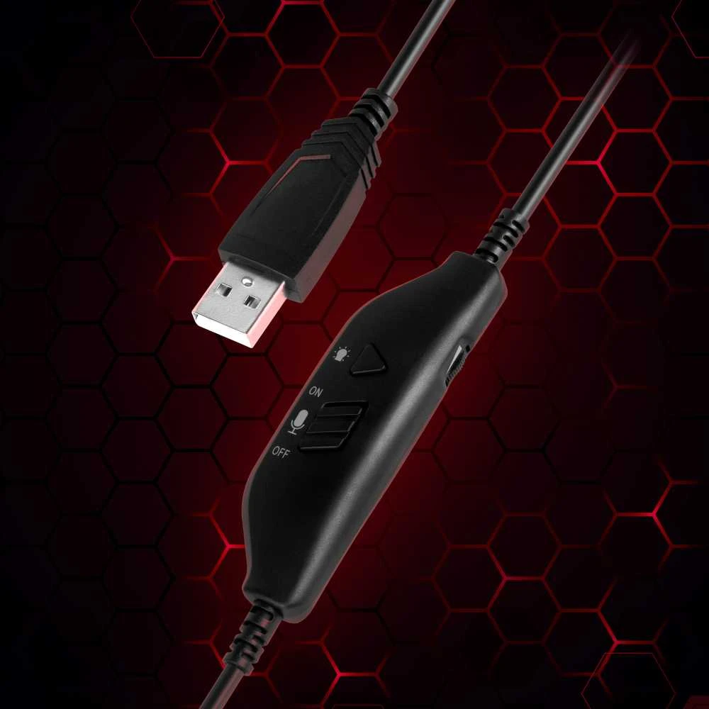 Warrior GH-50 ausinių laidas su valdymo pulteliu