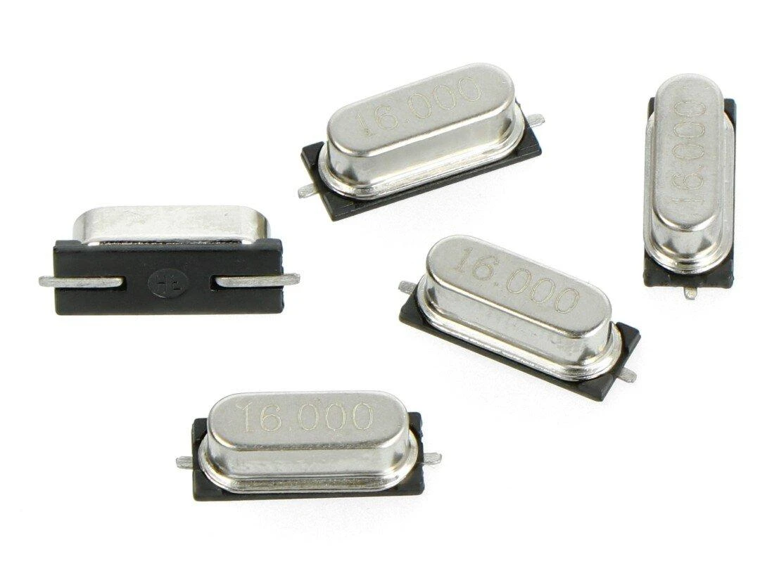 Kvarciniai rezonatoriai 16MHz SMD komponentų rinkinys