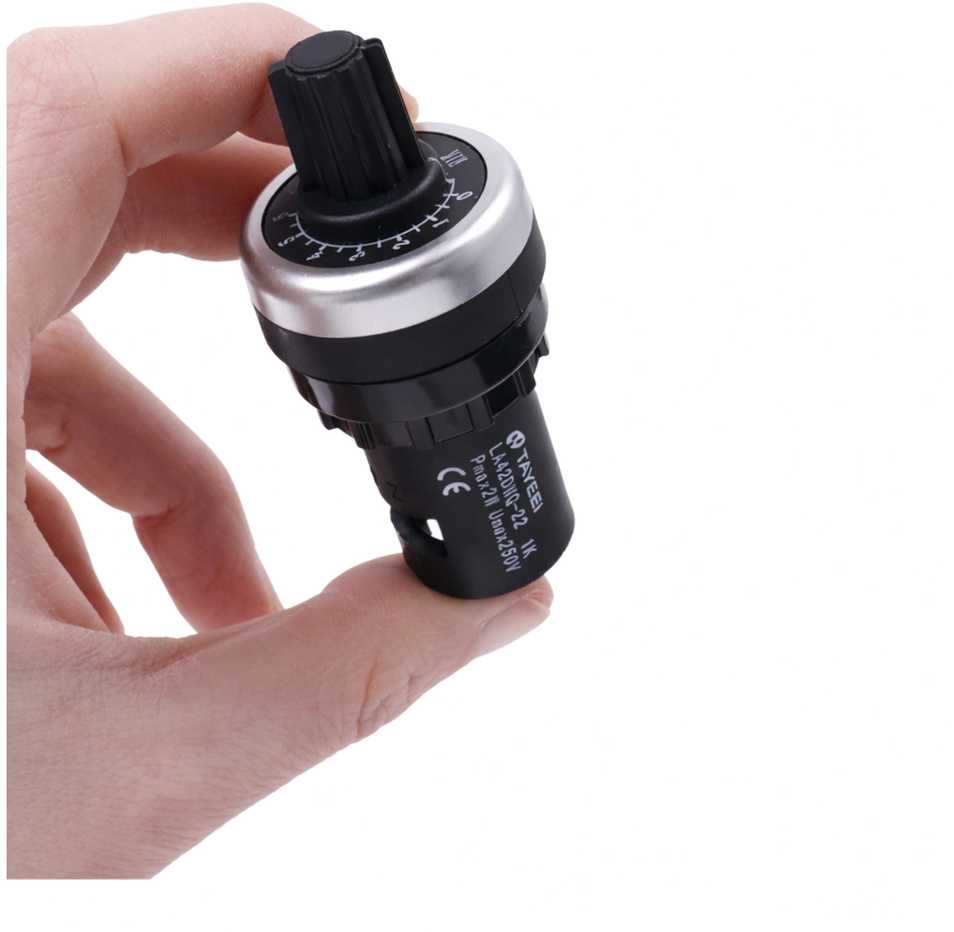 LA42DWQ-22 10K sukamasis potenciometras - keitiklio valdymui