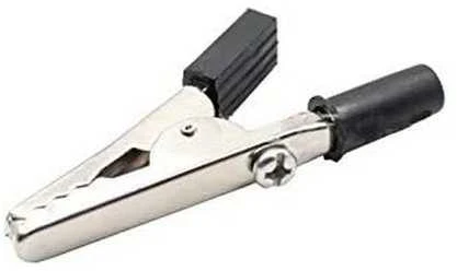 Krokodilo segtukas 51mm su juodais antgaliais