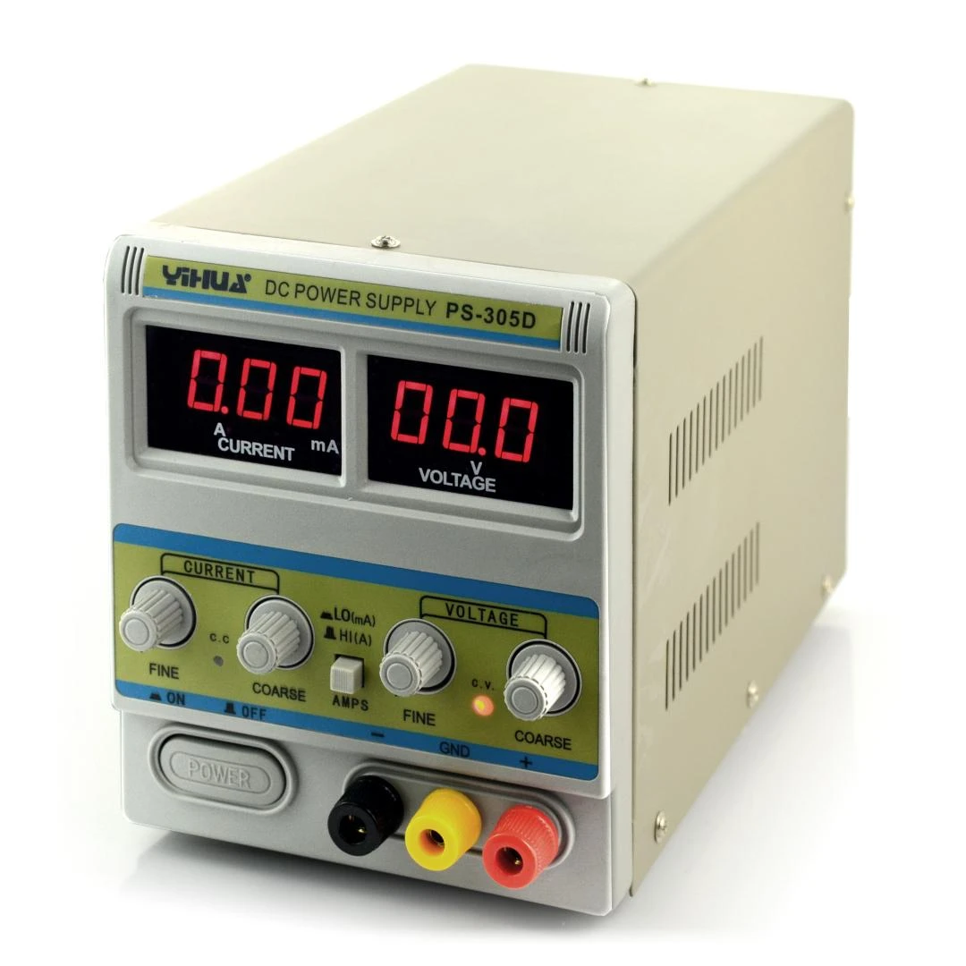 Yihua 305D laboratorinis maitinimo šaltinis su LED ekranais