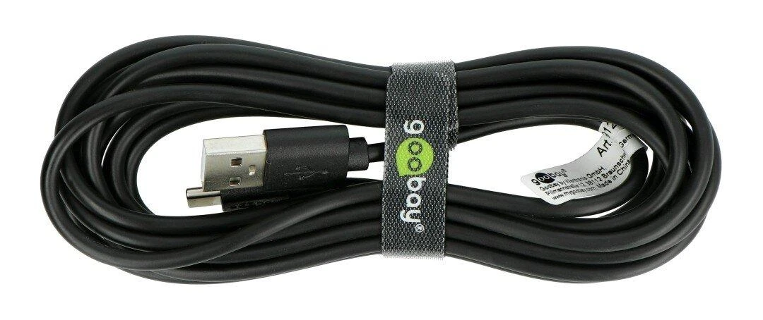Goobay | USB-C įkrovimo ir sinchronizavimo laidas (USB-A > USB-C) | 59124 | USB-C kištukas | USB 2.0 kištukas (A tipas)