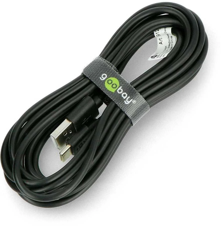 Goobay | USB-C įkrovimo ir sinchronizavimo laidas (USB-A > USB-C) | 59124 | USB-C kištukas | USB 2.0 kištukas (A tipas)