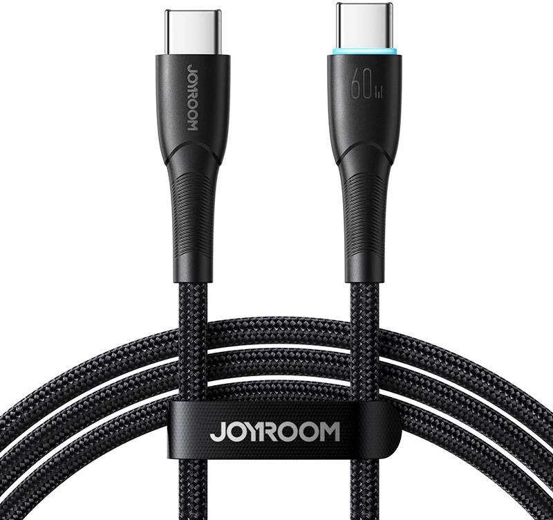 Laidas USB-C į USB-C Joyroom SA32-CC3 Starry, 60W, 1m juodas