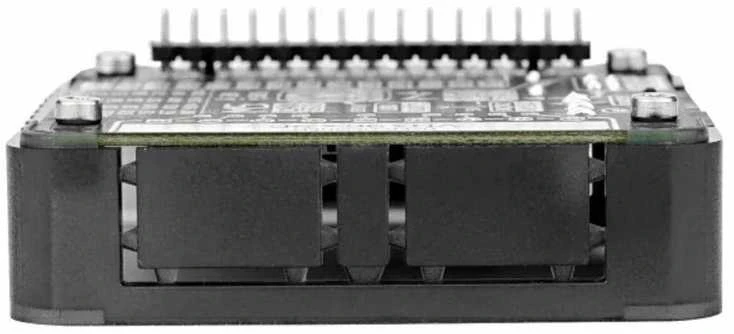 M5Stack LAN modulis – priekinis vaizdas su jungtimis