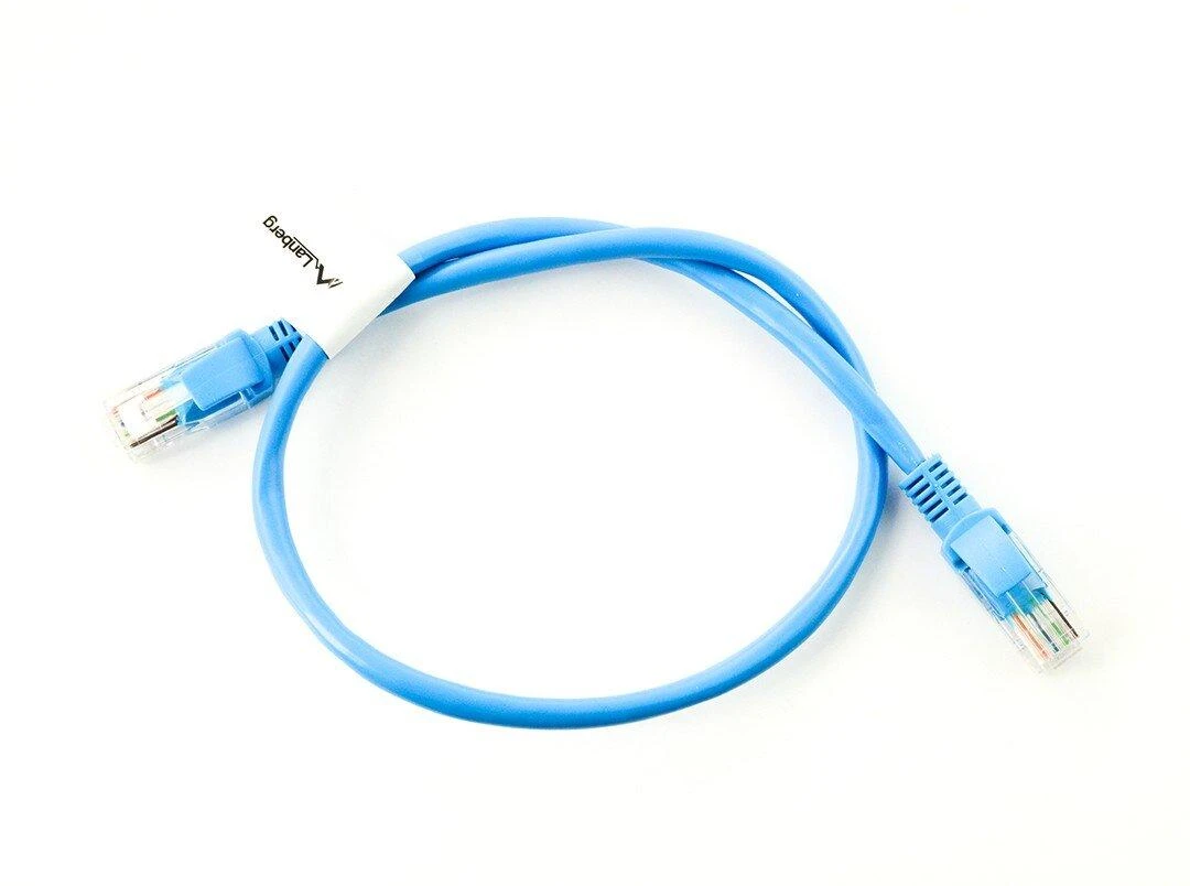 LANBERG PCU5-10CC-0050-B Lanberg Patchcord RJ45 kat. 5e UTP 0,5m mėlyna