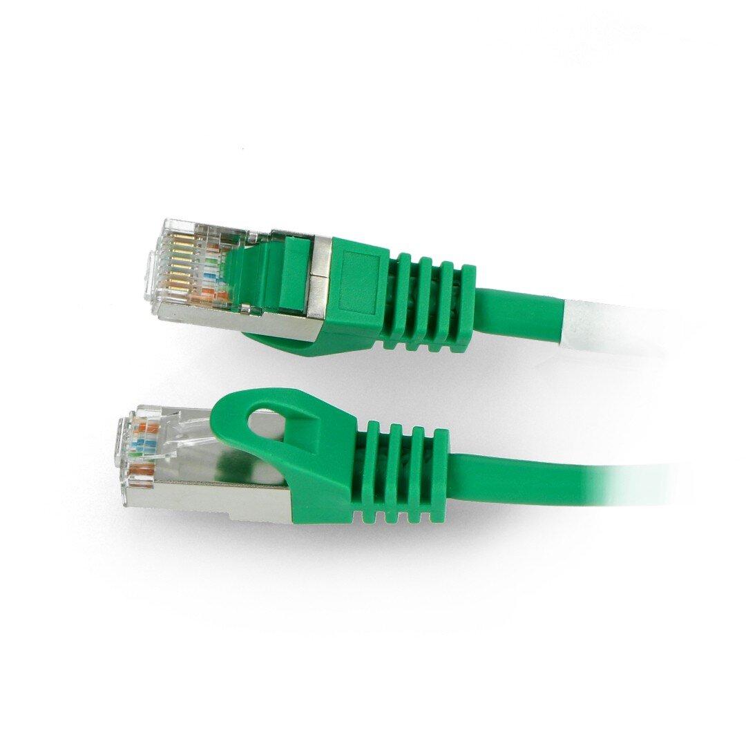 LANBERG patchcord cat.6 30m FTP žalias