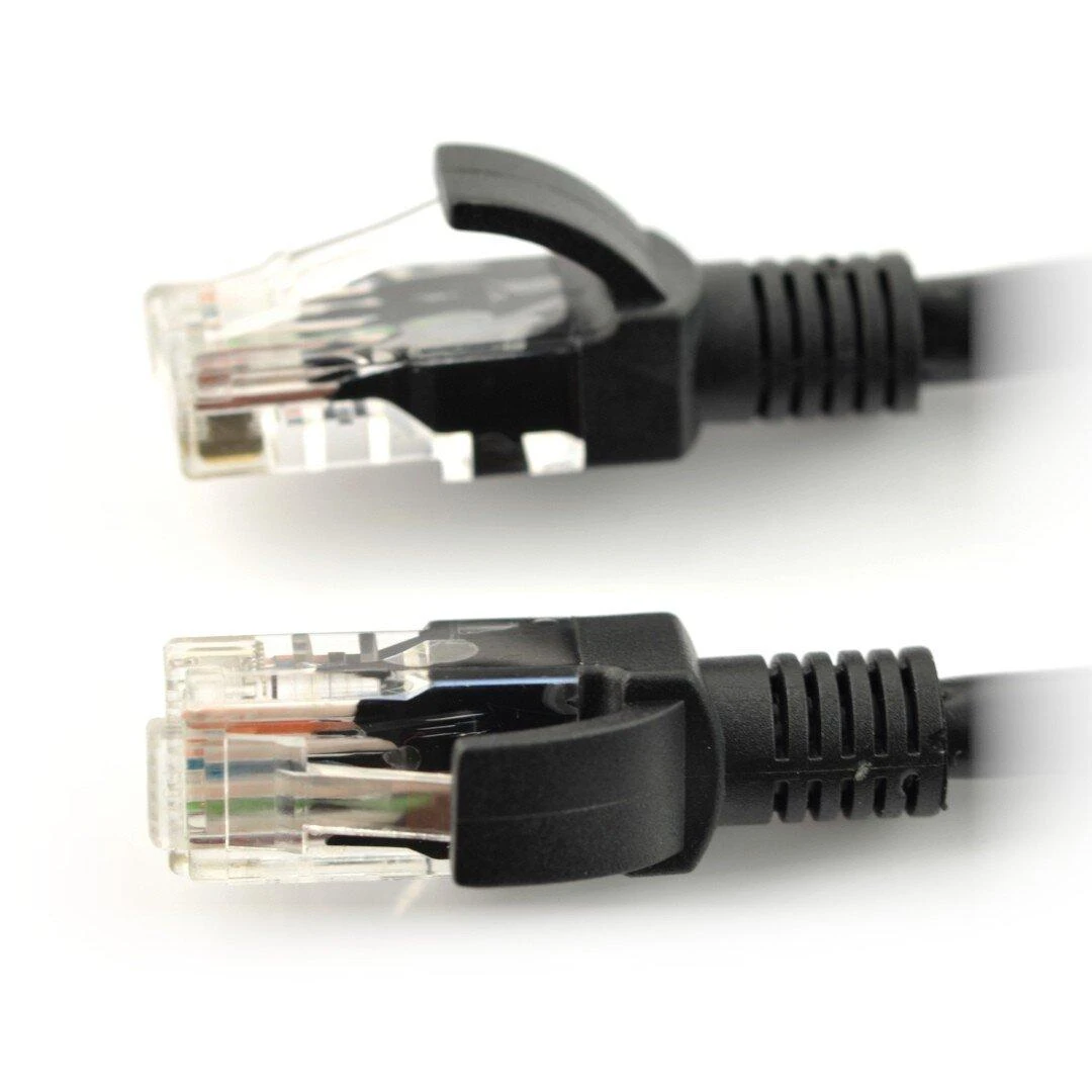 Lanberg Ethernet Patchcord laidas UTP 6 0.5m - juodas