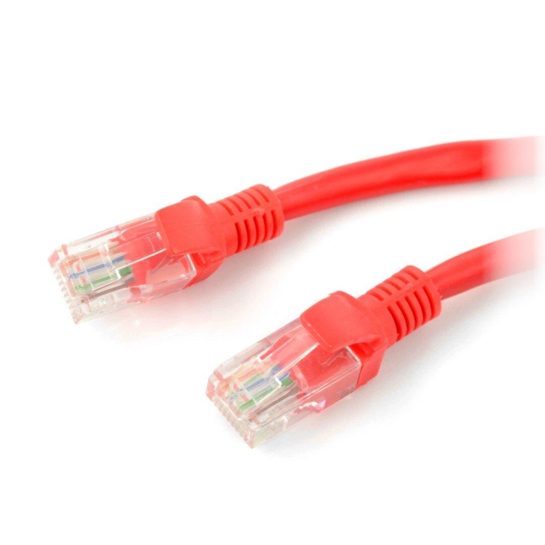 LANBERG PCU5-10CC-0200-R Lanberg Patchcord RJ45 kat. 5e UTP 2m raudona