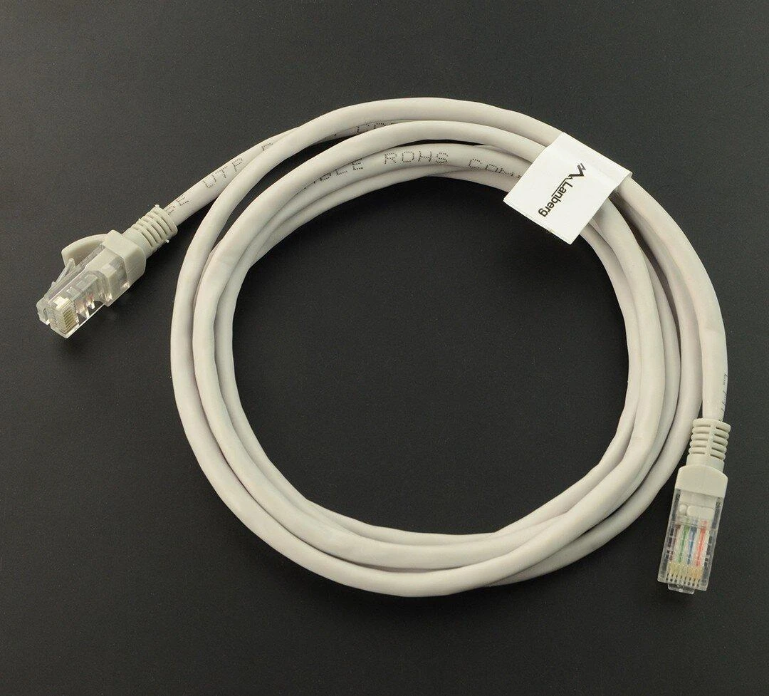 LANBERG PCU5-10CC-0200-S patchcord RJ45 cat. 5e UTP 2m pilkas