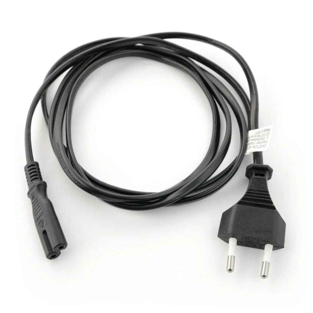 LANBERG CA-C7CA-10CC-0018-BK maitinimo kabelis EURO CEE 7/16->C7 1.8m
