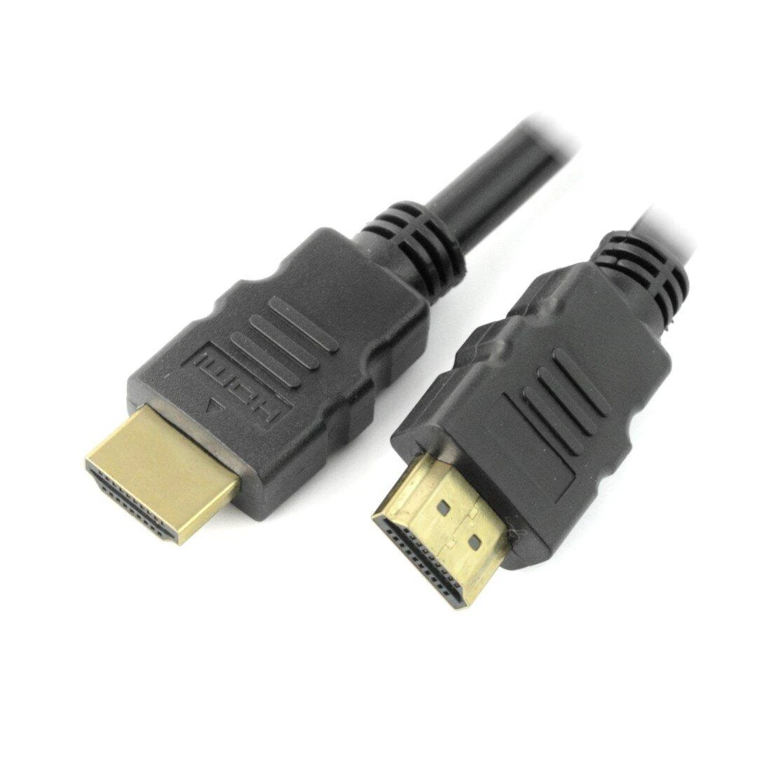 HDMI laidas su auksuotomis jungtimis