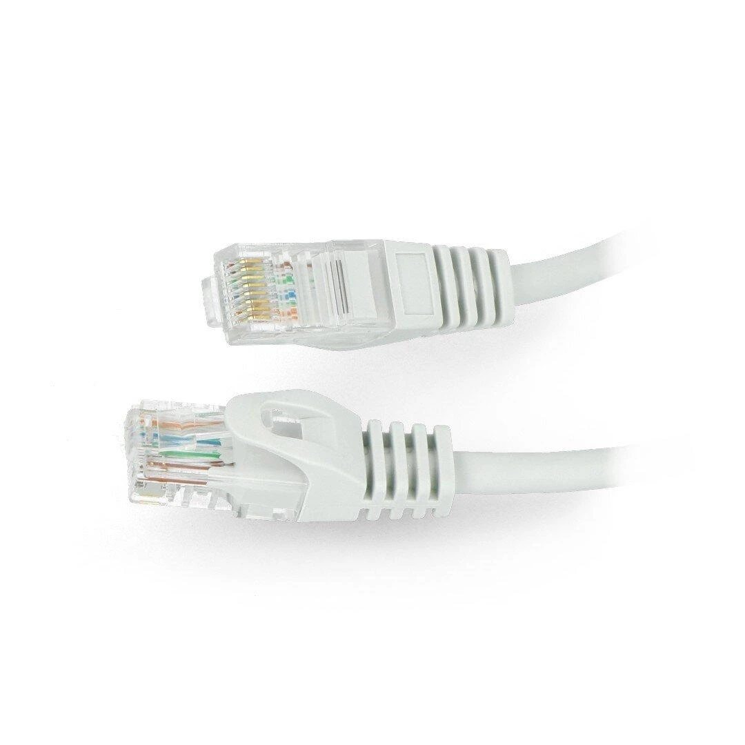 LANBERG PCU5-10CC-0025-S Patchcord RJ45 kat. 5e UTP 0.25m pilkas