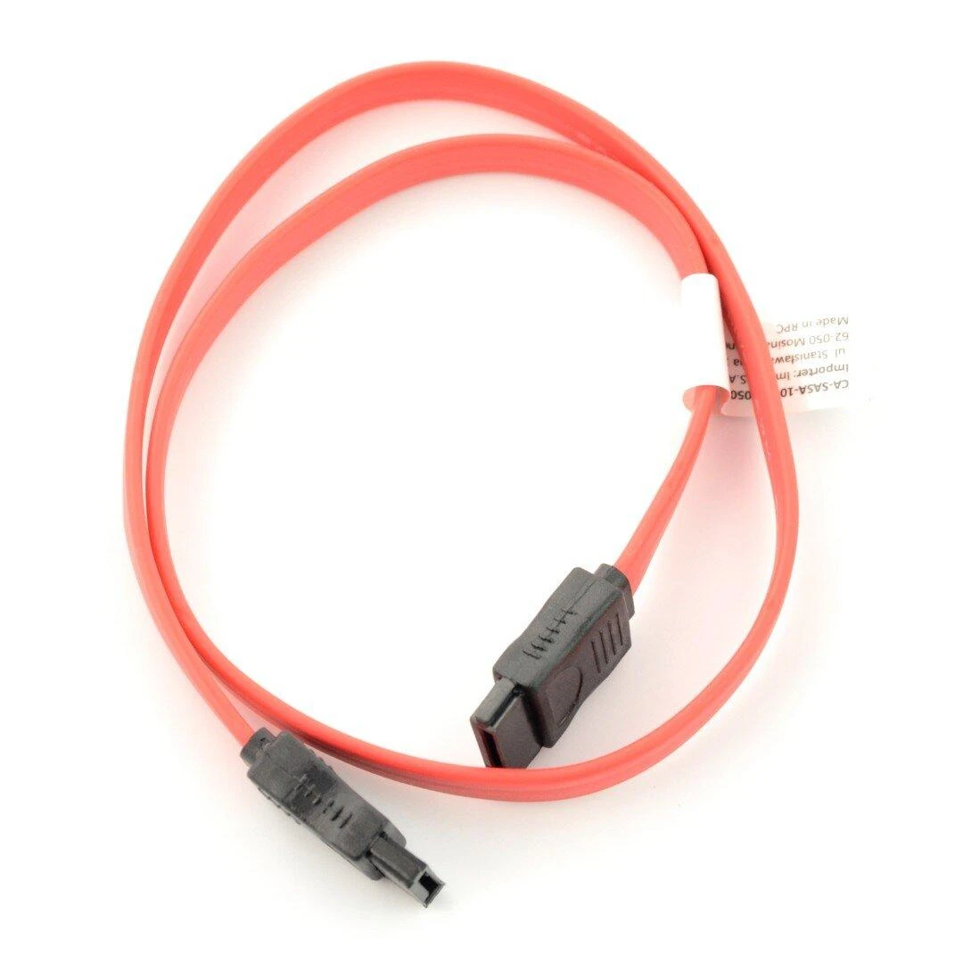 LANBERG CA-SASA-10CU-0050-R kabelis SATA Data III 6 Gb/s 50cm
