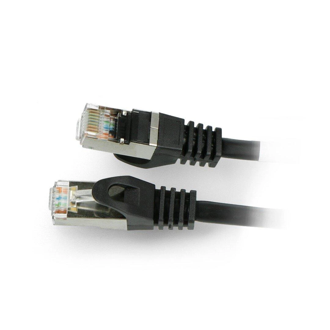 LANBERG patchcord cat.6 30m FTP juodas