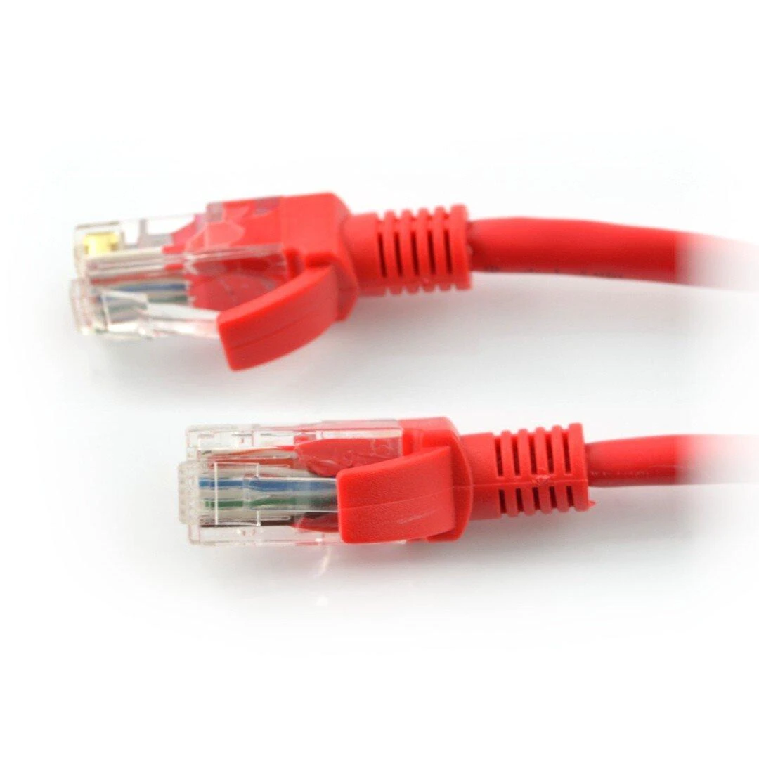 LANBERG PCU5-10CC-0150-R Patchcord RJ45 kat. 5e UTP 1,5m raudona