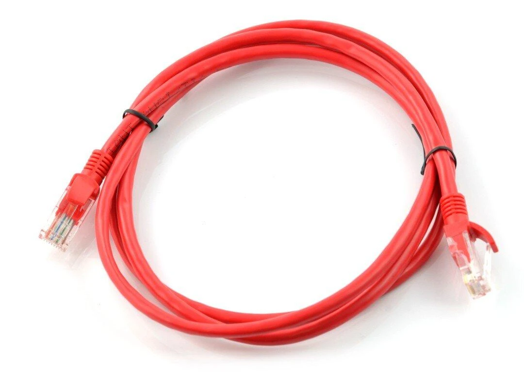 LANBERG PCU5-10CC-0150-R Patchcord RJ45 kat. 5e UTP 1,5m raudona