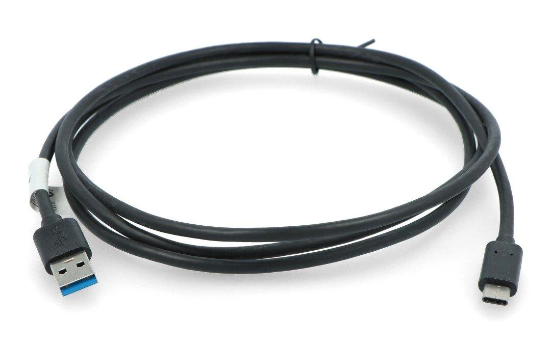 LANBERG CA-USBO-31CU-0018-BK laidas USB-C M A M 3.1 1.8M Juodas