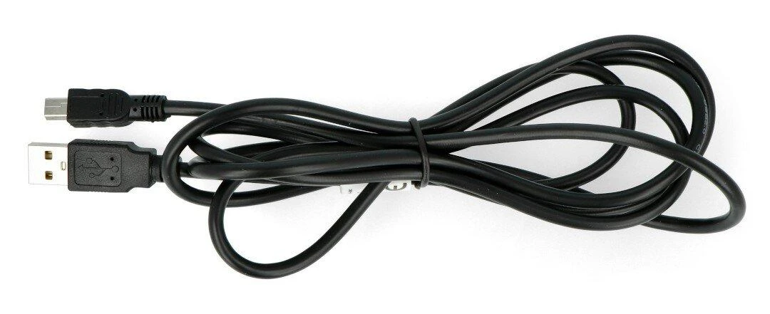 LANBERG CA-USBK-10CC-0018-BK cable USB 2.0 mini AM-BM5P 1.8m juodas