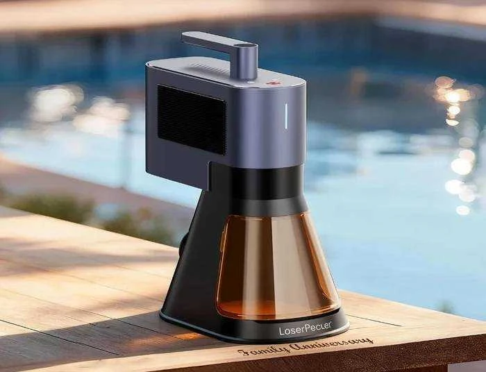 LaserPecker LP5 – 20 W šviesolaidinis ir diodinis lazerinis graviravimo įrenginys – bazinis rinkinys