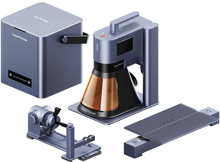 LaserPecker LP5 graviravimo komplektas su priedais