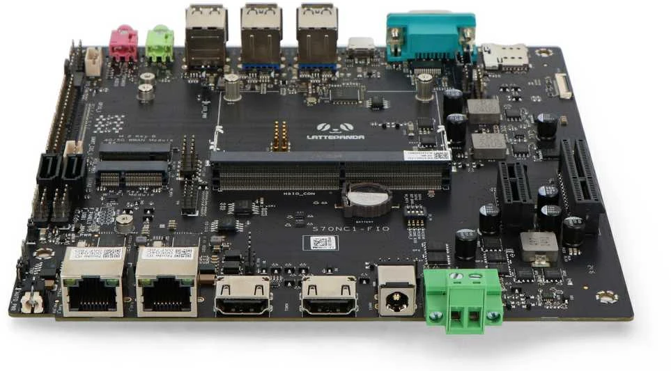 LattePanda Mu Full-Function Evaluation Carrier Board – LattePanda Mu modulio laikiklio plokštė – DFRobot DFR1141