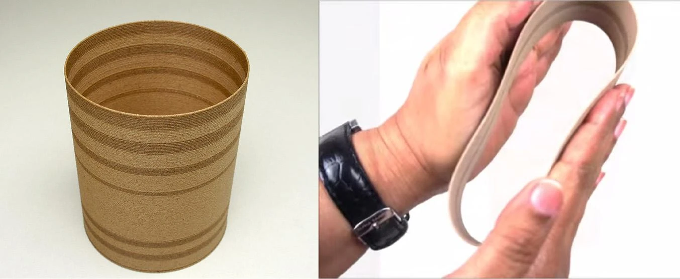 Laywood-Flex 3D gijos lankstumo demonstracija