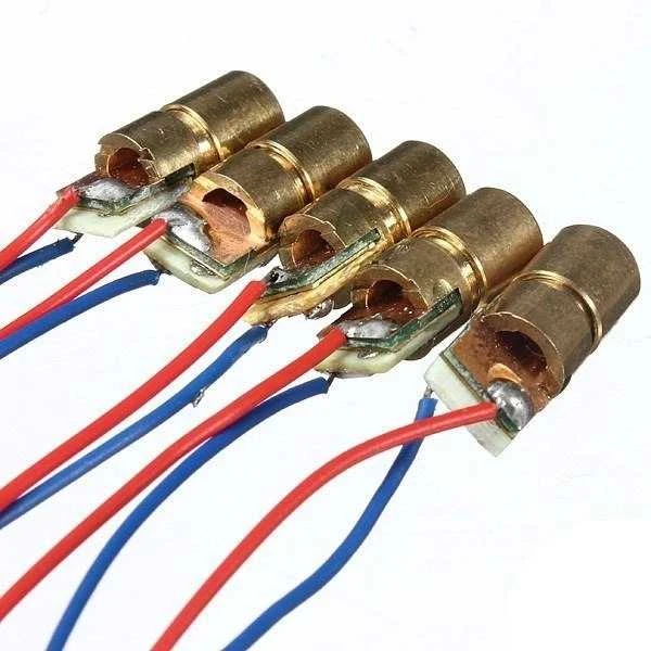 Oem Lazerinis diodas 3V 650nm 5mW raudona spalva
