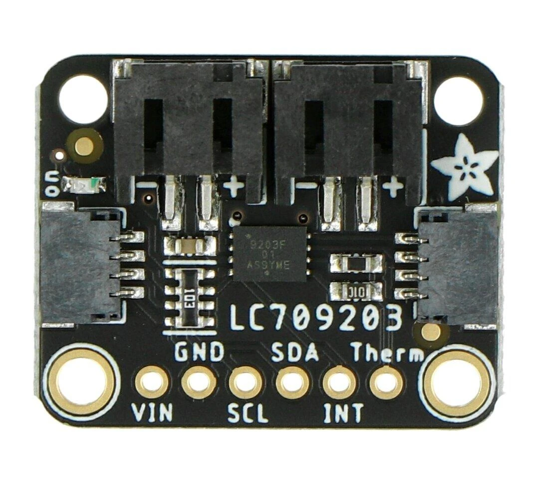 LC709203F, Li-Pol / Li-Ion Fuel Gauge, baterijų lygio indikatorius, STEMMA QT / Qwiic, Adafruit 4712