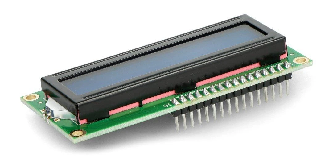 LCD modulis su prilituotais kontaktais