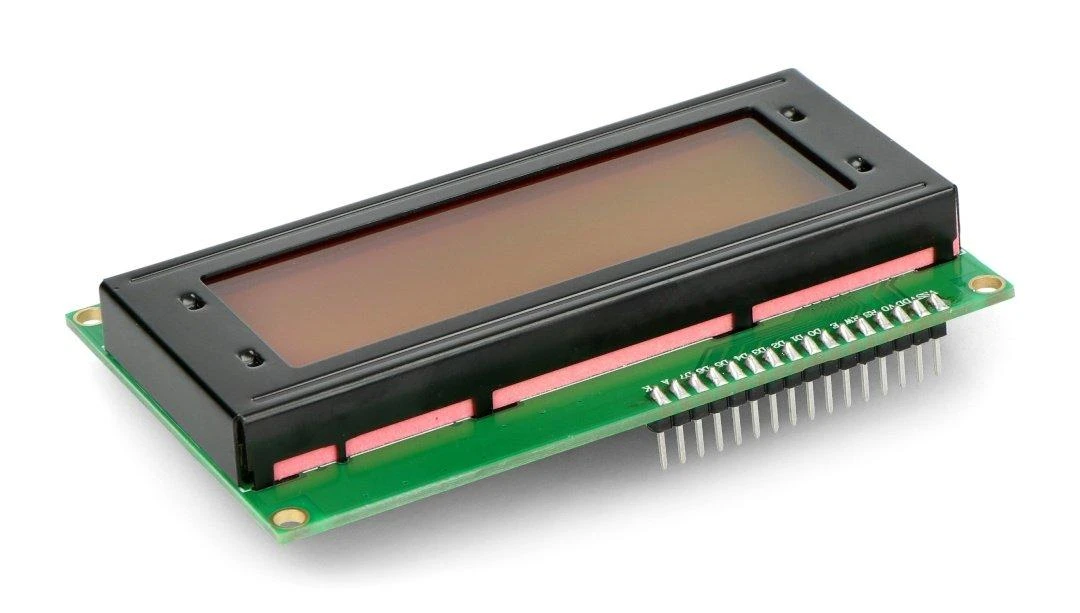 LCD 4x20 modulis su lituojamais kontaktais